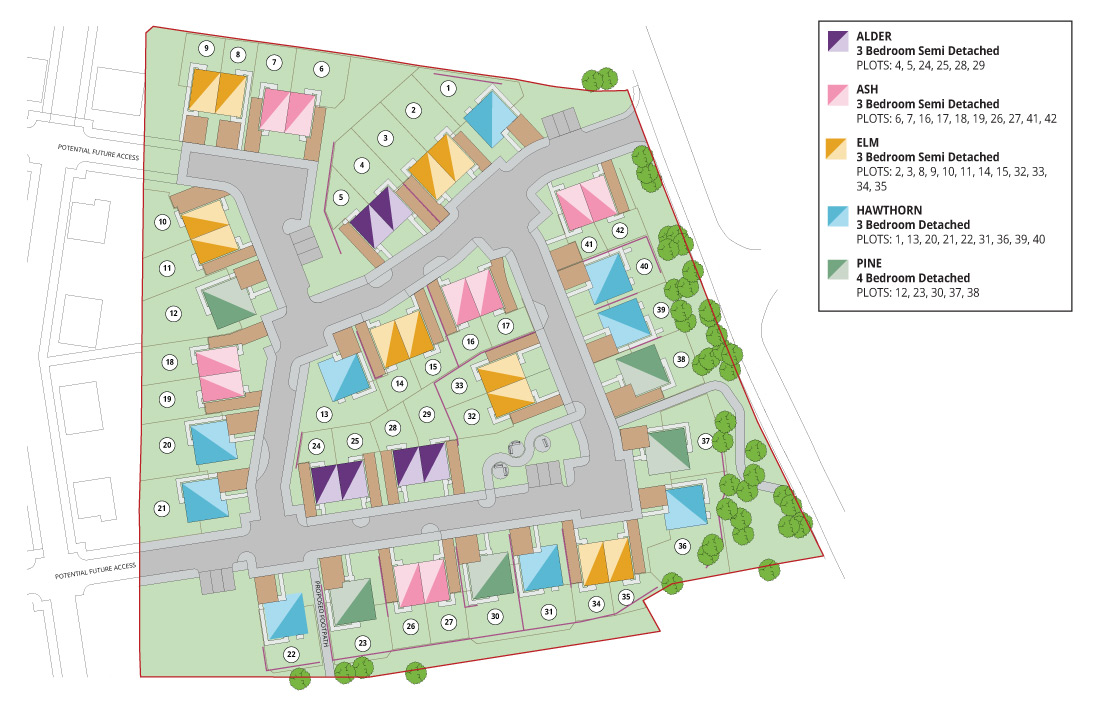 Melville Gardens Site Plan